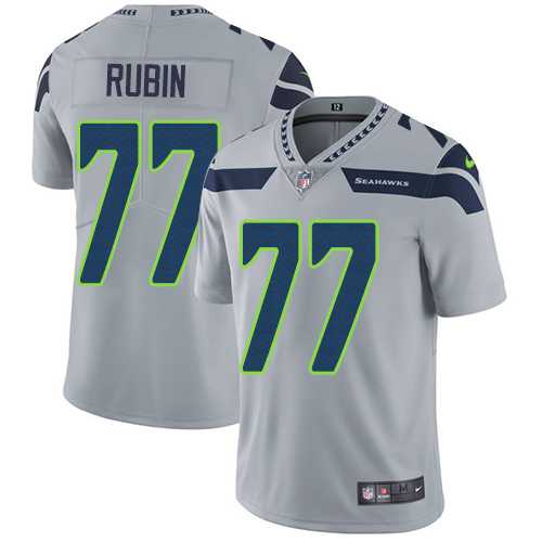 Nike Seattle Seahawks #77 Ahtyba Rubin Grey Alternate NFL Vapor Untouchable Limited Jersey,We sell and wholesale Nike Seattle Seahawks #77 Ahtyba Rubin Grey Alternate NFL Vapor Untouchable Limited Jersey on line form chian!